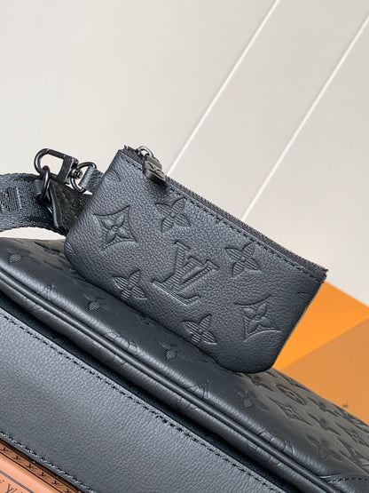 Bag Trio Messenger LV Monogram Shadow em Couro