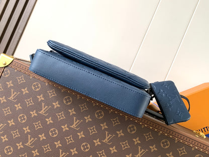 Bag Trio Messenger LV Monogram Shadow em Couro