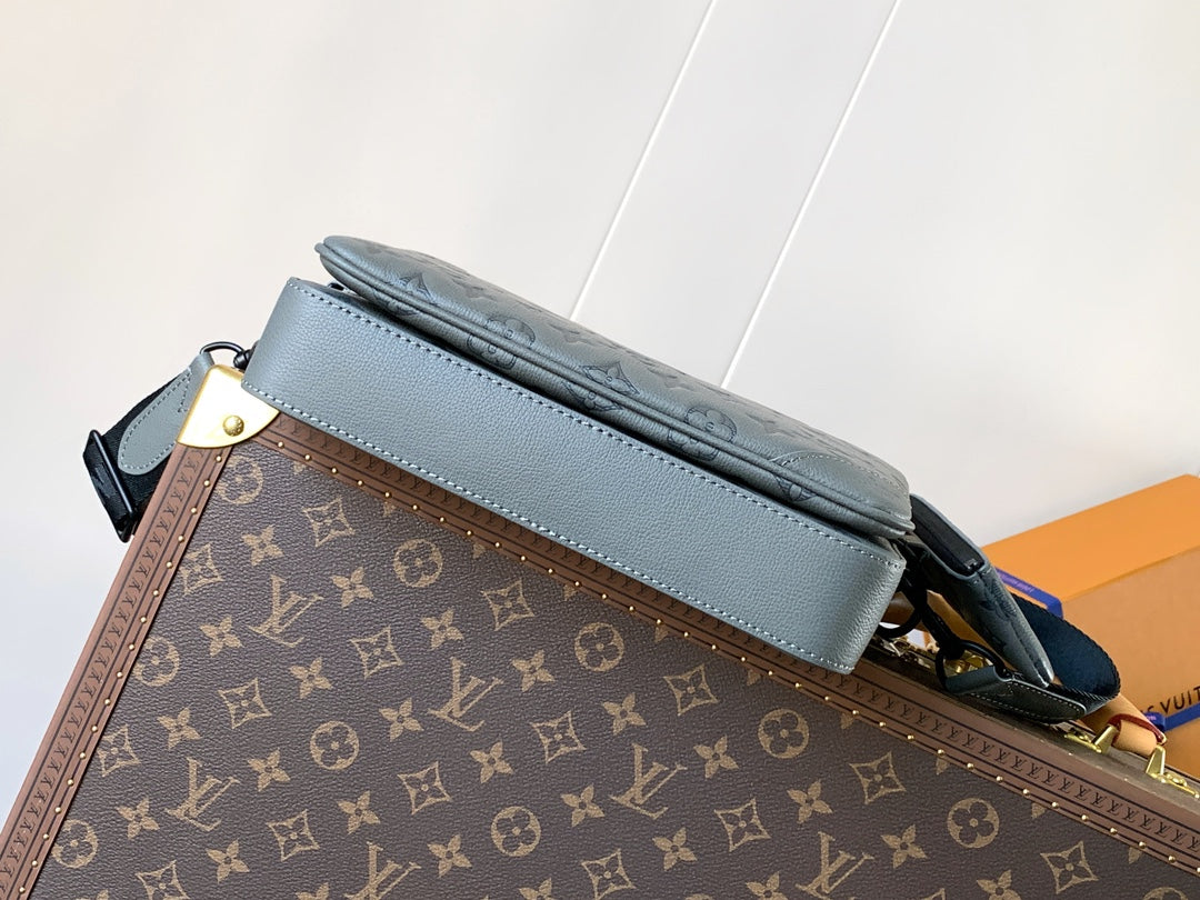 Bag Trio Messenger LV Monogram Shadow em Couro