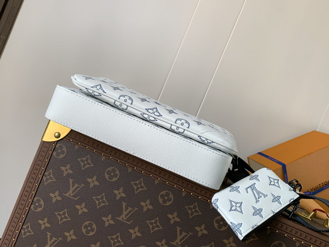 Bag Trio Messenger LV Monogram Shadow em Couro