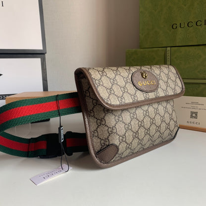 Bag GG Supreme Neo Vintage GG Bege e Marrom com Alça