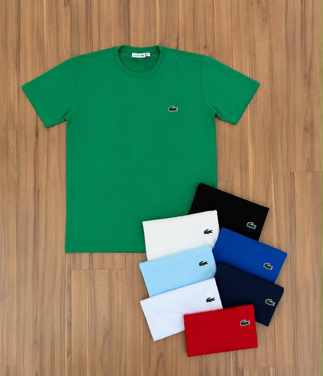 Camiseta Lacoste Básica Croco 2026