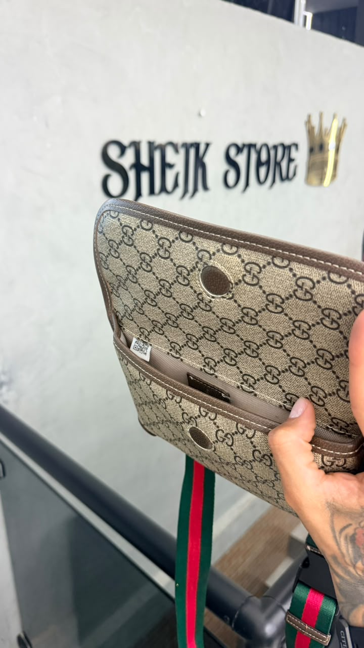Bag GG Supreme Neo Vintage GG Bege e Marrom com Alça