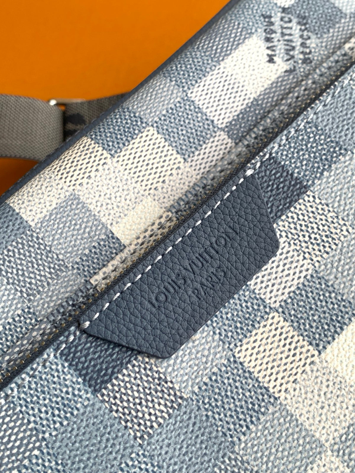 Bag Trio Messenger LV CAMUFLADA Azul Índigo