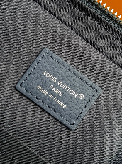 Bag Trio Messenger LV CAMUFLADA Azul Índigo