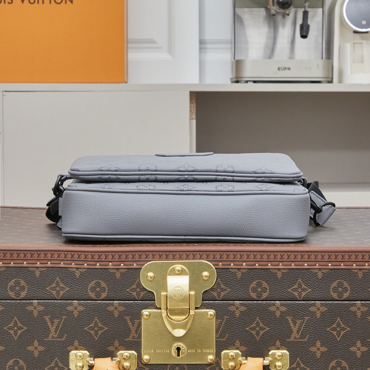 Bag Trio Messenger LV Monogram Shadow em Couro