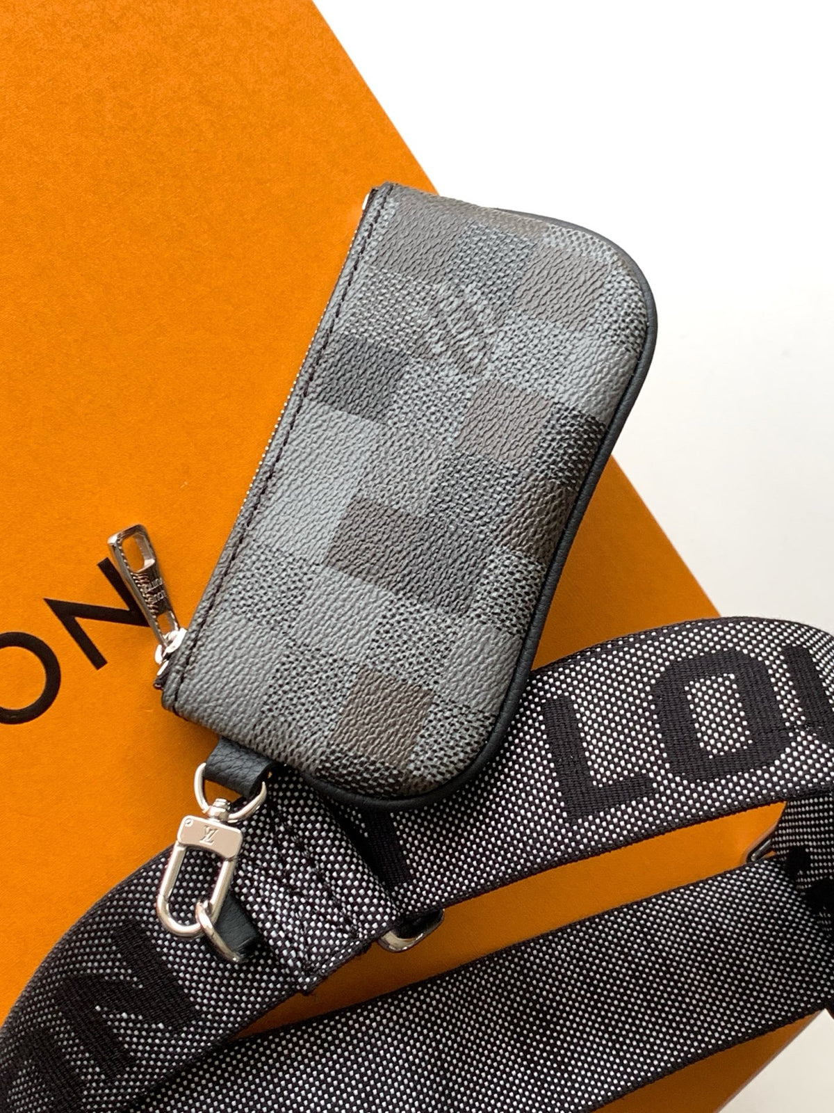 Bag Trio Messenger LV CAMUFLADA Azul Índigo