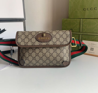 Bag GG Supreme Neo Vintage GG Bege e Marrom com Alça