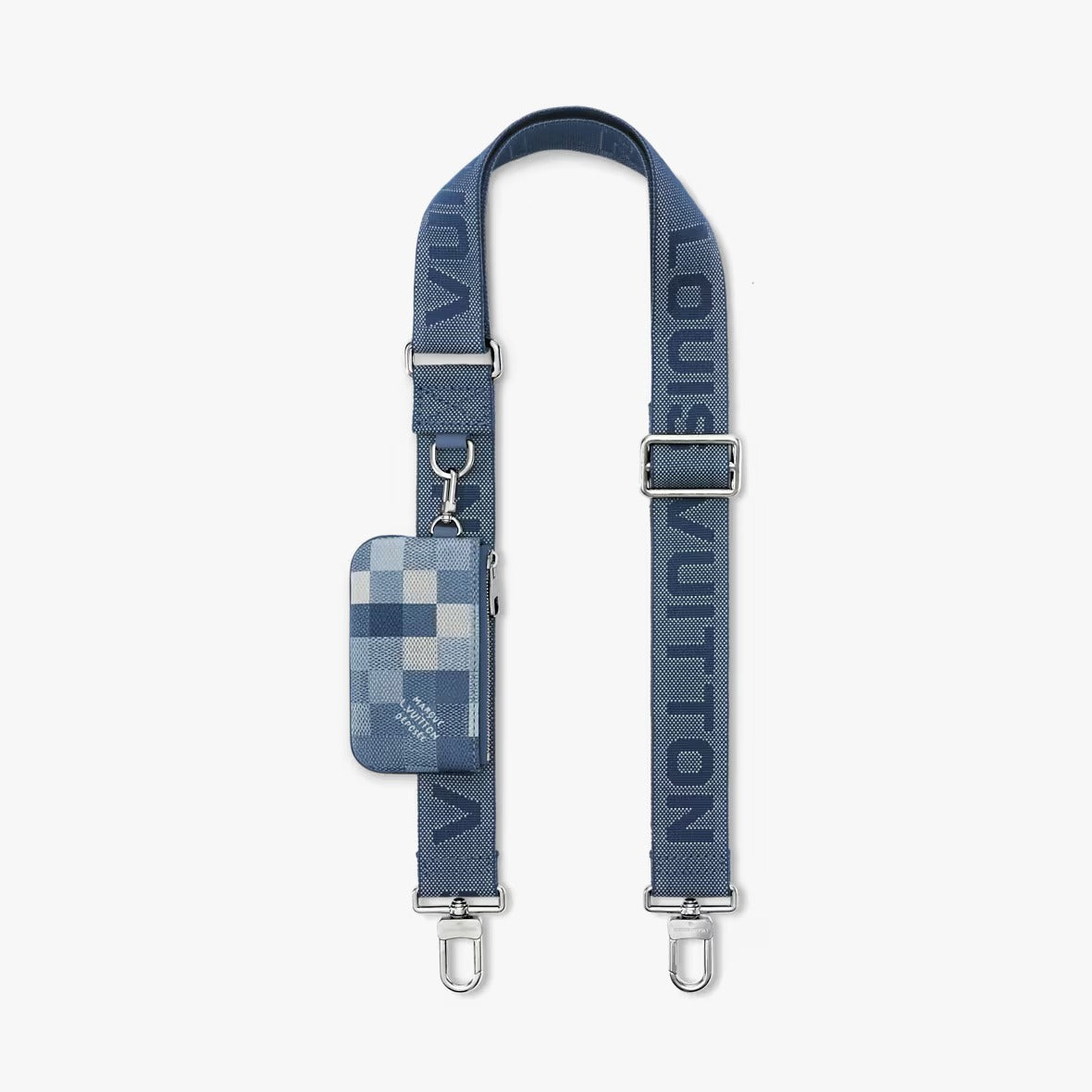 Bag Trio Messenger LV CAMUFLADA Azul Índigo