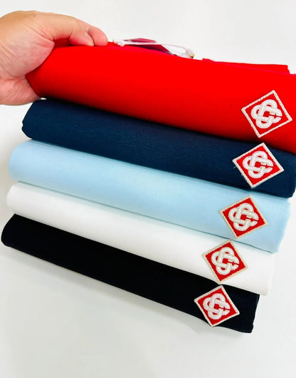 Camiseta Casablanca Básica Logo Bordado Premium