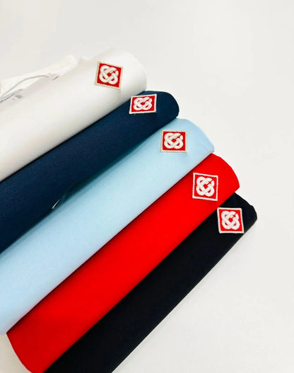 Camiseta Casablanca Básica Logo Bordado Premium
