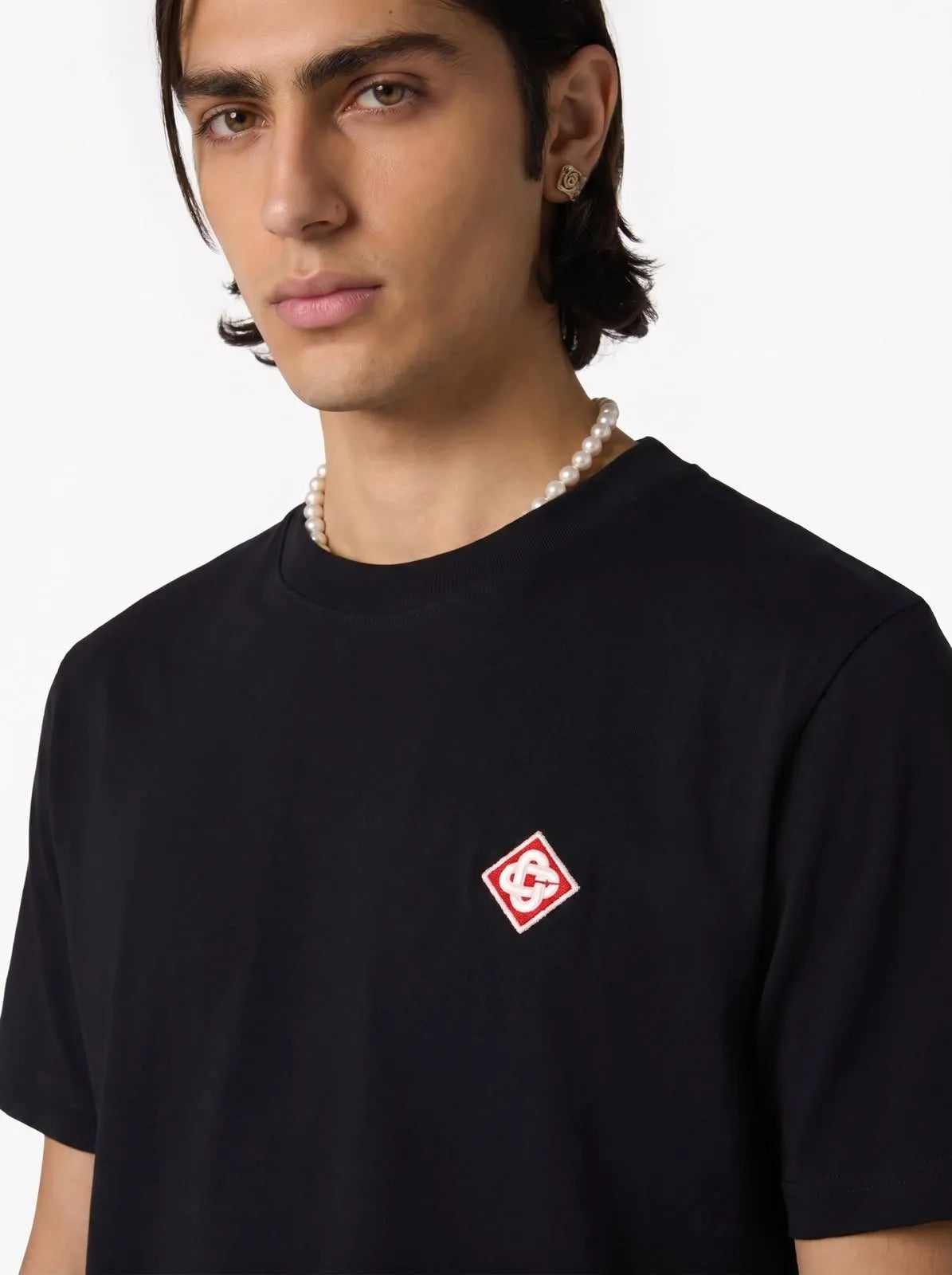 Camiseta Casablanca Básica Logo Bordado Premium
