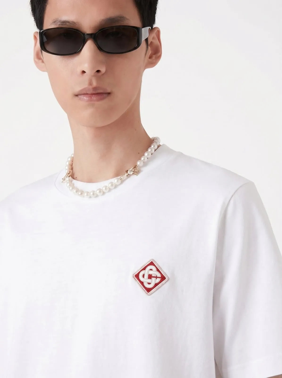 Camiseta Casablanca Básica Logo Bordado Premium