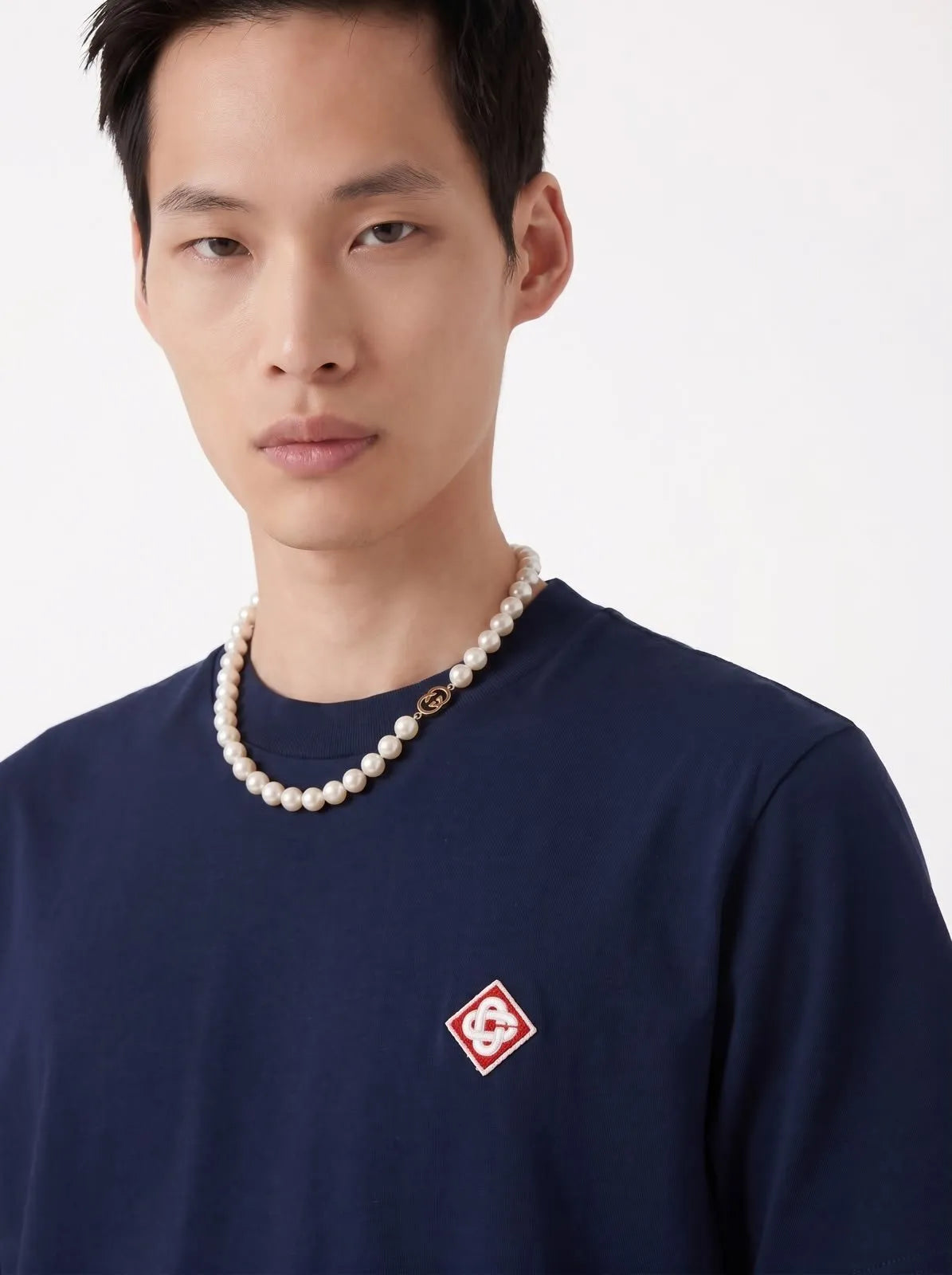 Camiseta Casablanca Básica Logo Bordado Premium